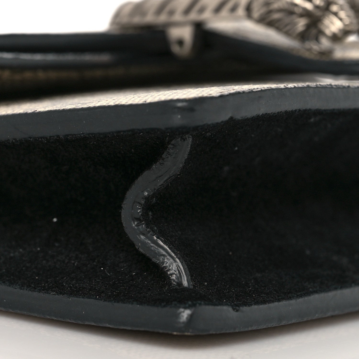 Gucci GG Supreme Monogram Super Mini Dionysus Shoulder Bag Black 8 of 9