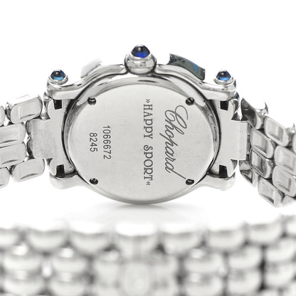 Chopard Stainless Steel 5 Diamond 26mm Happy Sport Quartz Watch 4 of 6