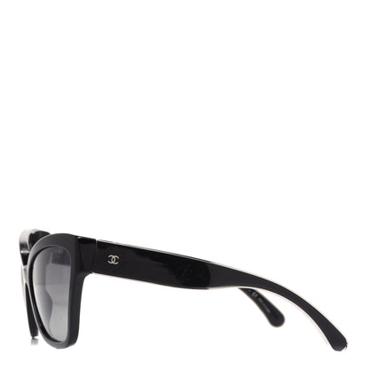 Chanel Acetate CC Cat Eye Sunglasses 5271 Black 3 of 8