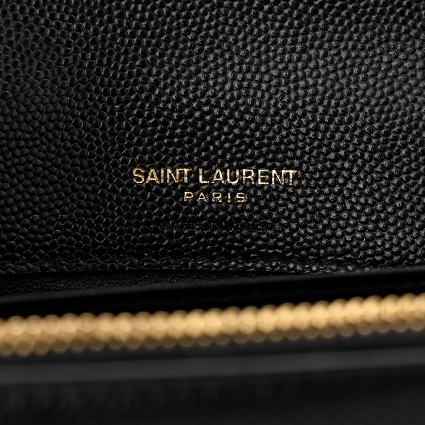 Grain De Poudre Monogram Kate Belt Bag Black
