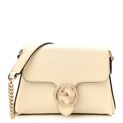 Gucci Dollar Calfskin Interlocking G Crossbody Bag Mystic White 1 of 9