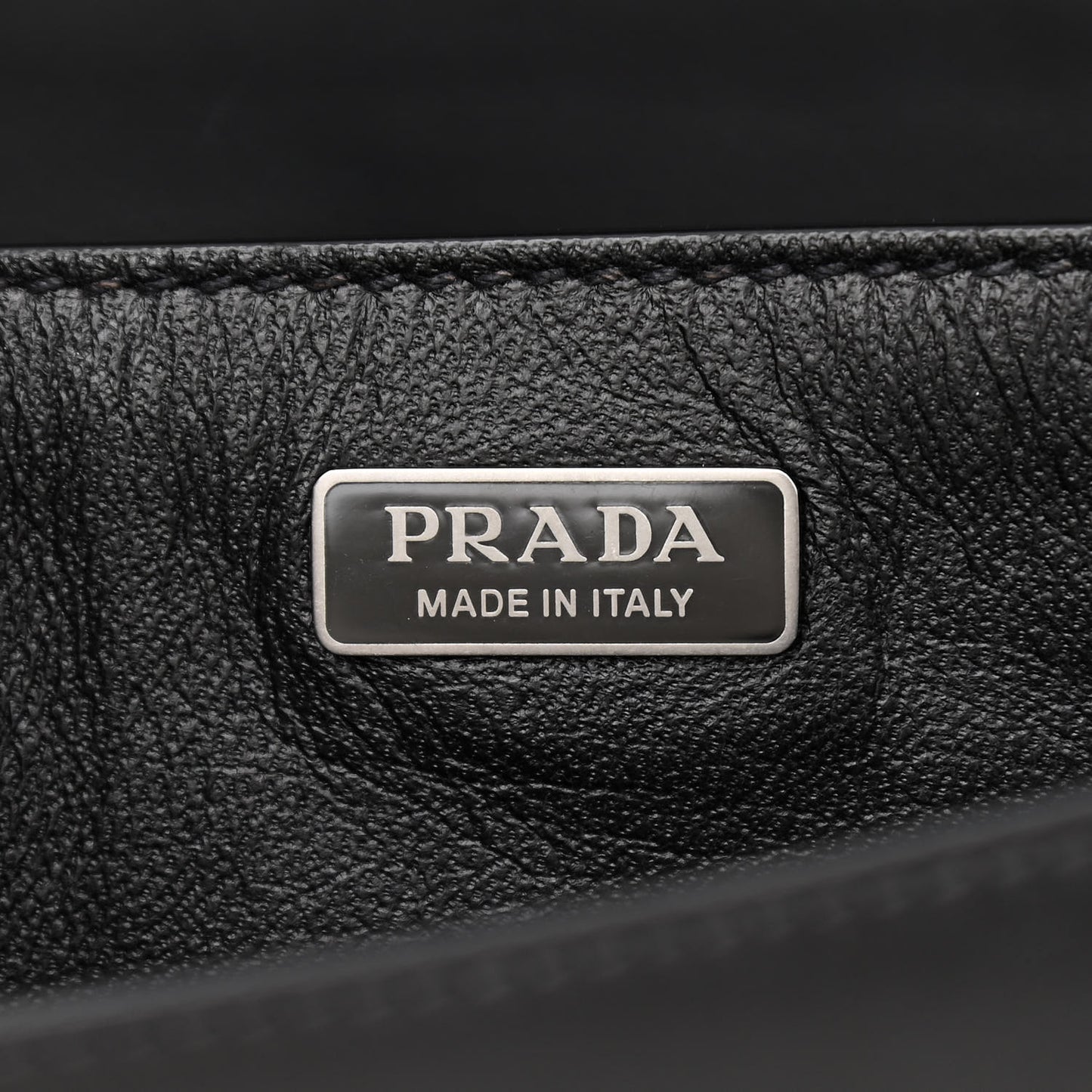 City Calfskin Saffiano Cahier Bag Black