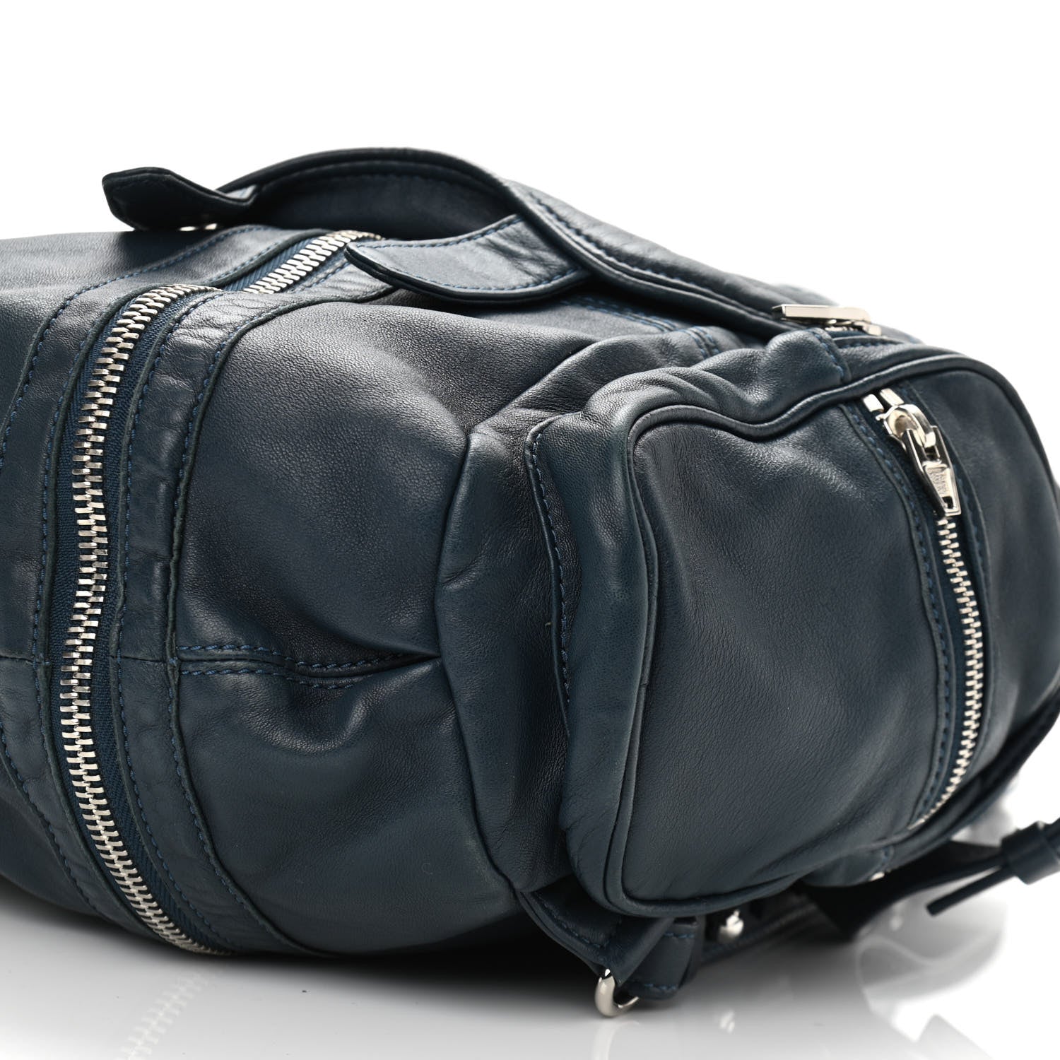 Alexander Wang Lambskin Mini Marti Backpack Petrol Rhodium Hardware 8 of 8