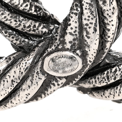 Chanel Ruthenium Twisted CC Brooch 3 of 3