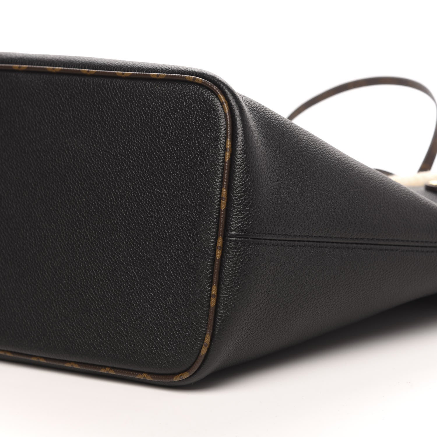 Louis Vuitton Calfskin Monogram Teddy Neverfull MM Black 9 of 10