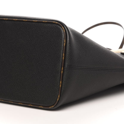 Louis Vuitton Calfskin Monogram Teddy Neverfull MM Black 8 of 10