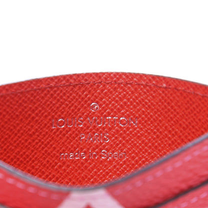 Louis Vuitton Monogram Escale Card Holder Rouge 6 of 7