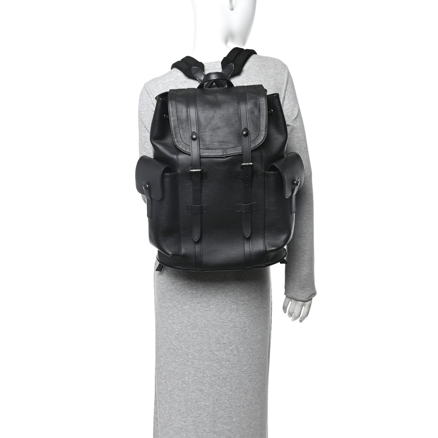 Louis Vuitton Epi Christopher Backpack PM Black 1832985 – FASHIONPHILE