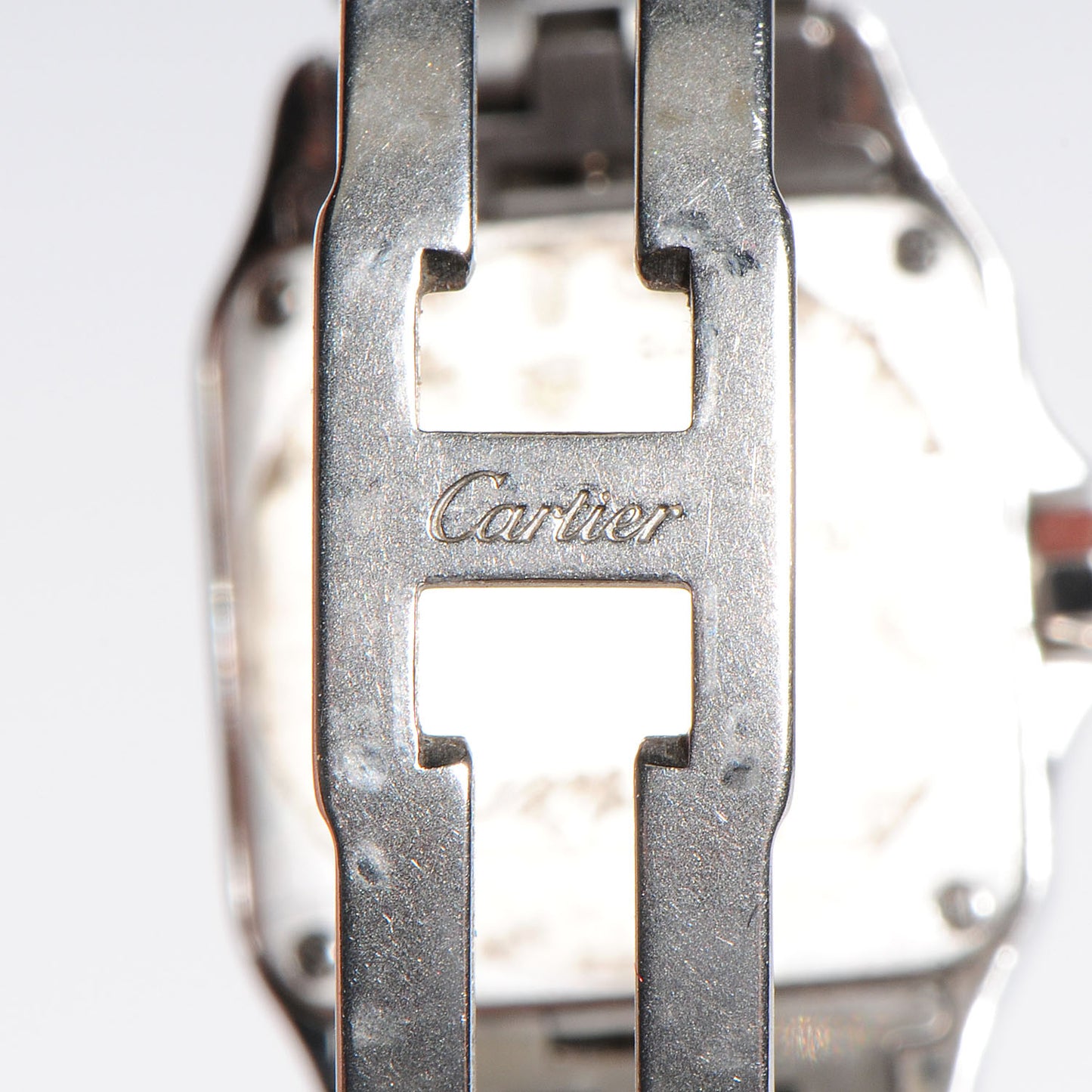 Stainless Steel 20mm Santos Demoiselle Quartz Watch