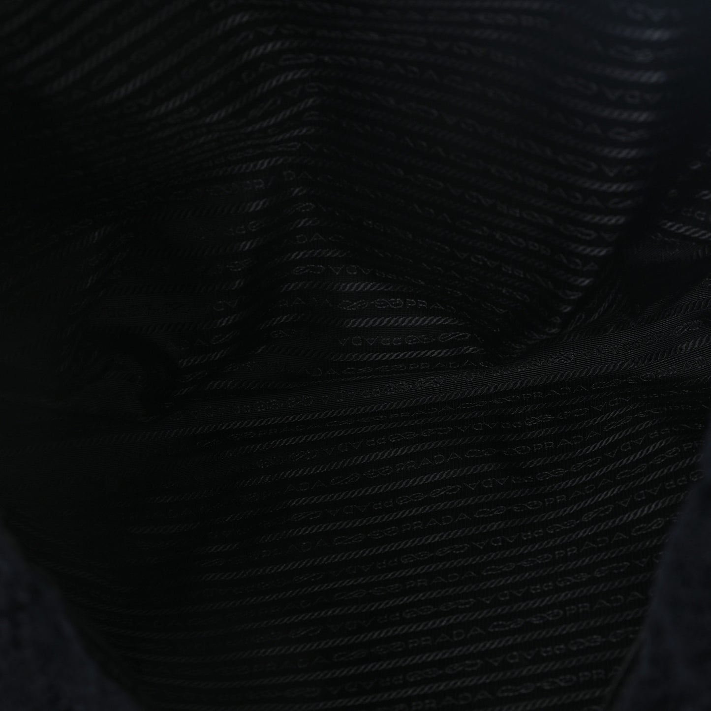 Terry Cloth Tote Bag Black White