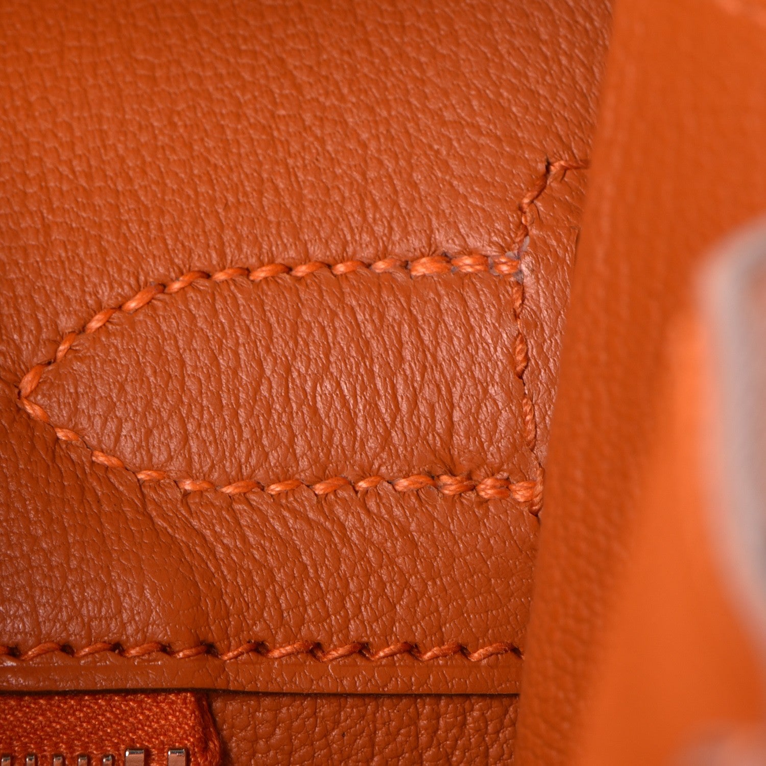 Hermes Epsom Birkin 30 Orange 12 of 36