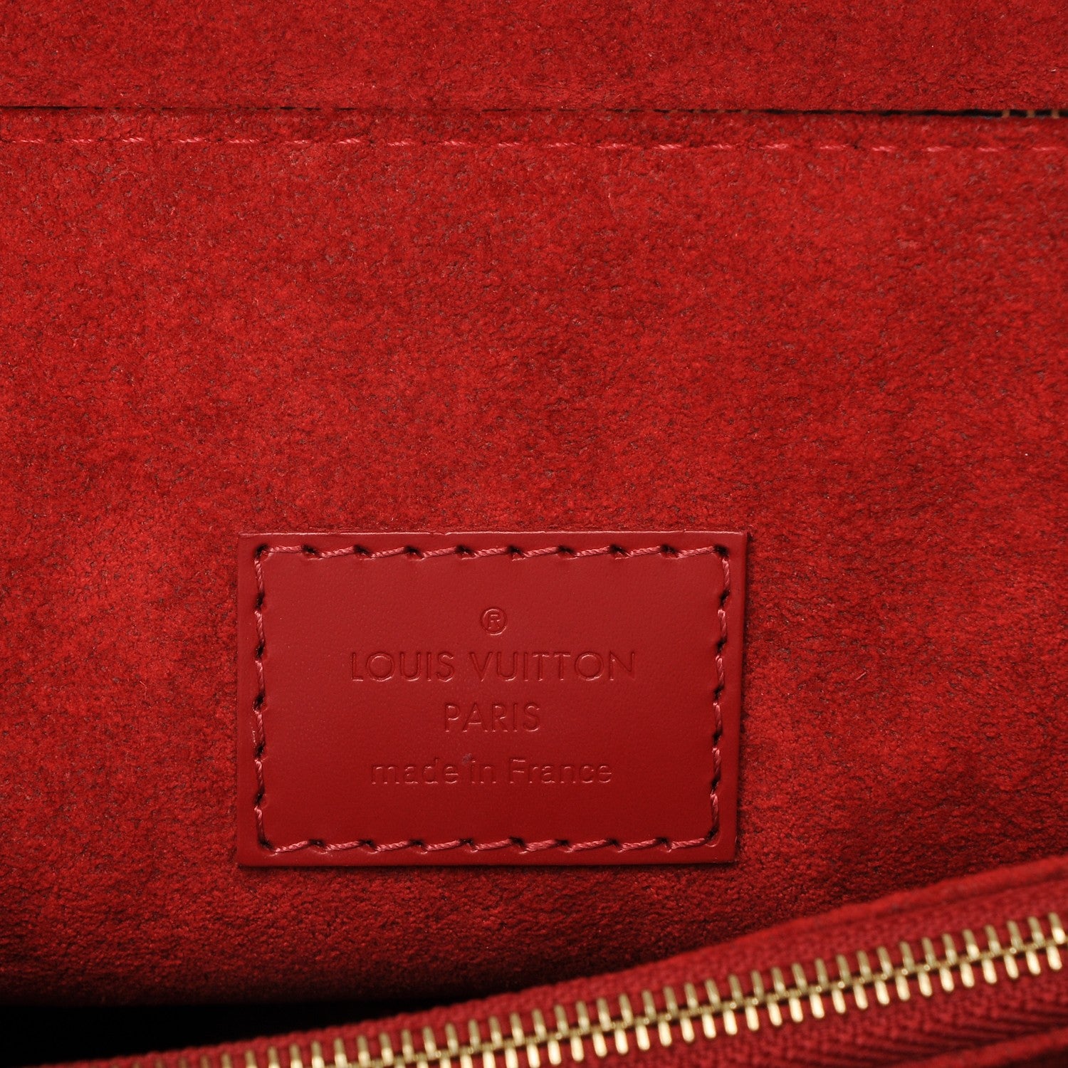 Louis Vuitton Damier Ebene Caissa Clutch Cherry 6 of 6