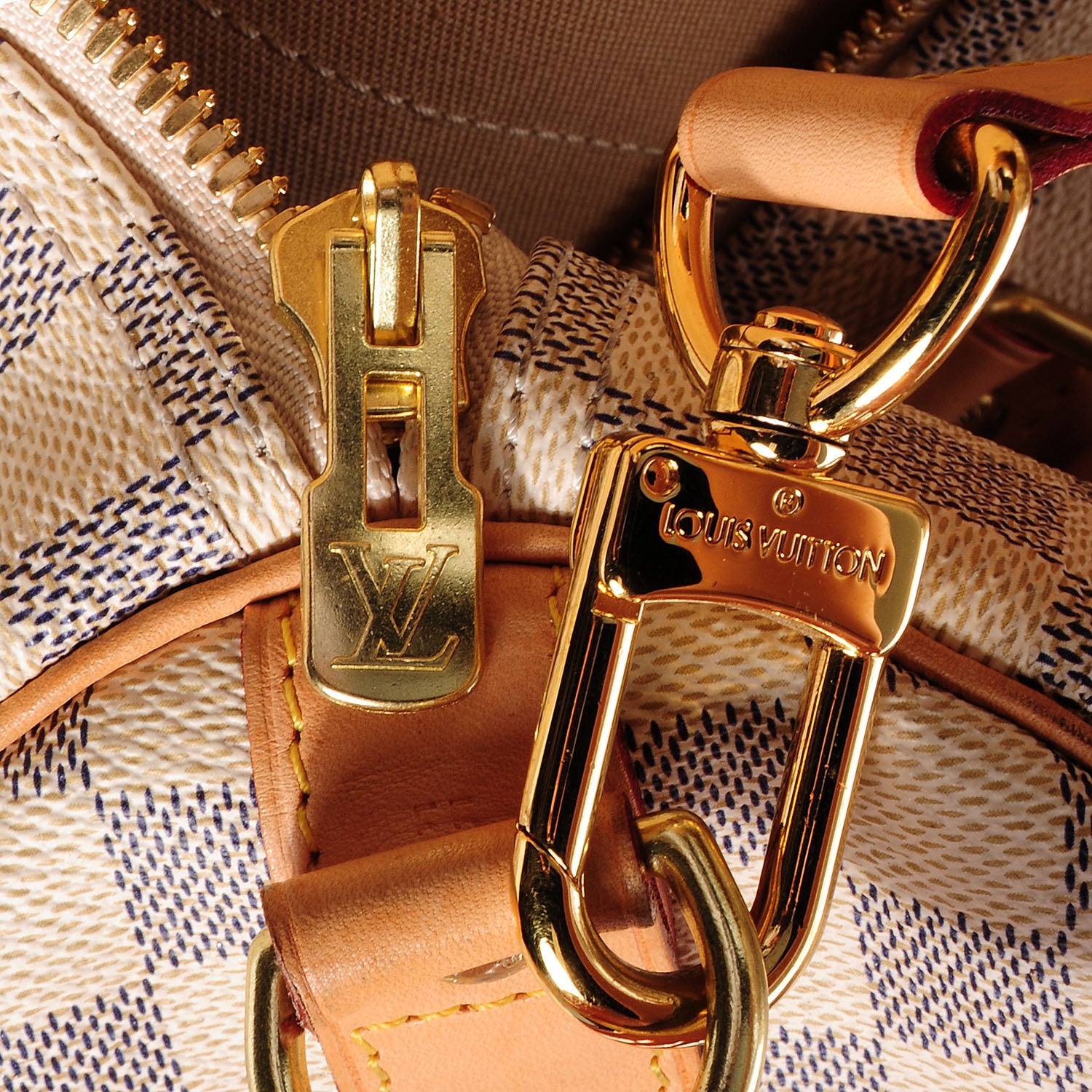Louis Vuitton Damier Azur Keepall Bandouliere 55 7 of 8