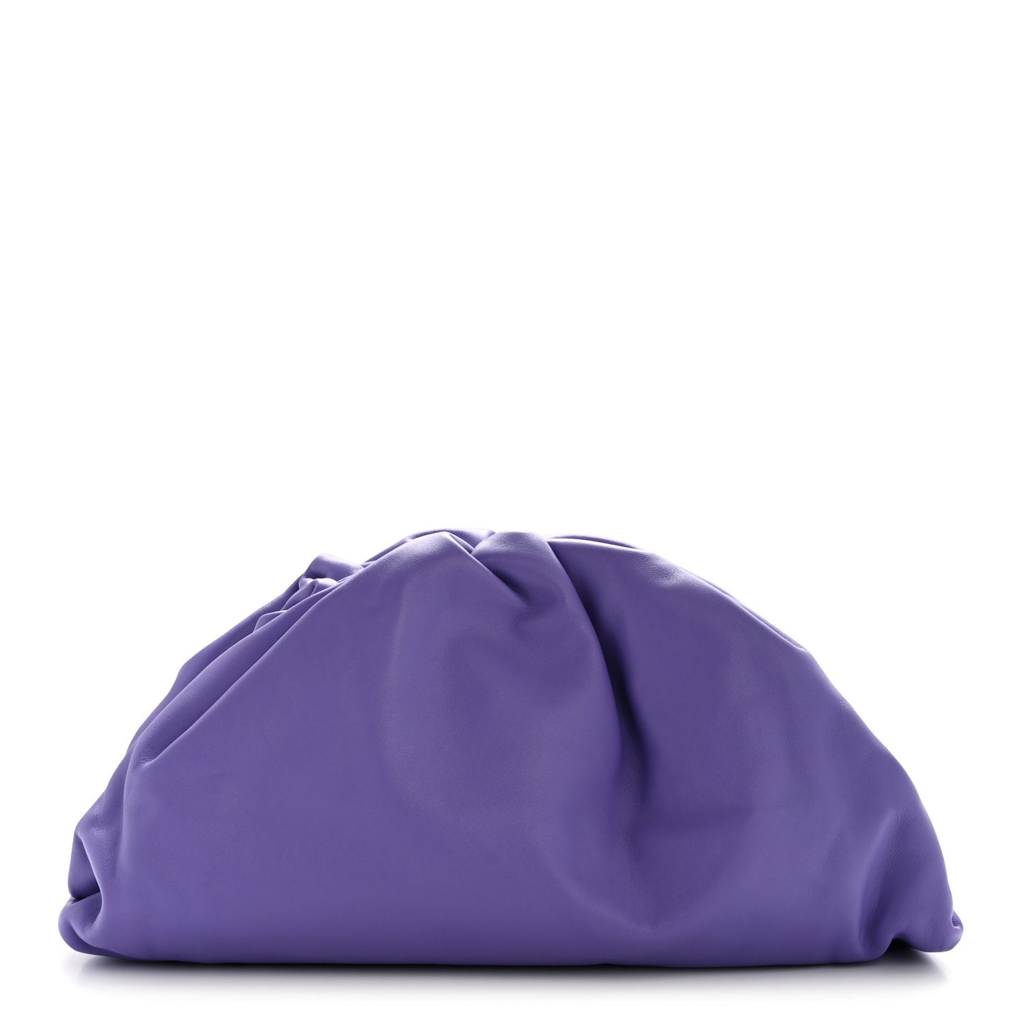 Smooth Butter Calf The Pouch Oversized Clutch Purple