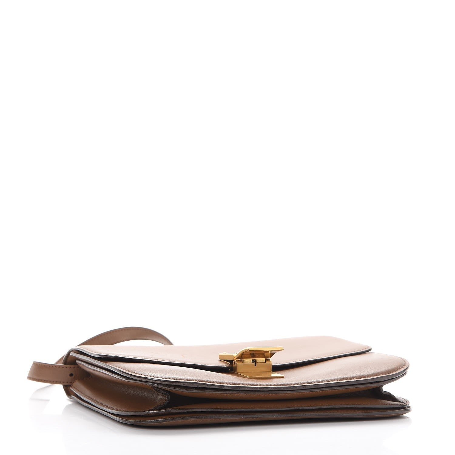 Celine Box Calfskin Medium Classic Box Flap Bag Camel 4 of 17