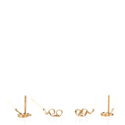 Gucci 18K Yellow Gold Running G Drop Chain Earrings 3 of 5