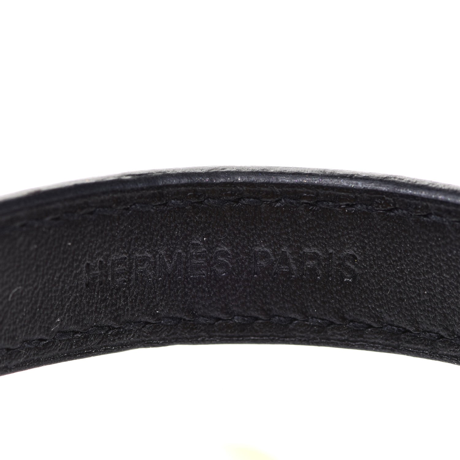 Hermes Chamonix Looping Interchangeable Single Tour Bracelet M Black 4 of 7