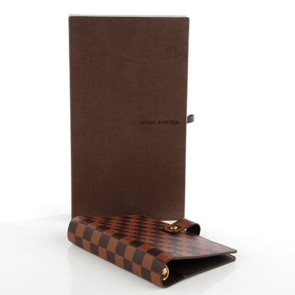 Louis Vuitton Damier Ebene Medium Ring Agenda Cover 4 of 7