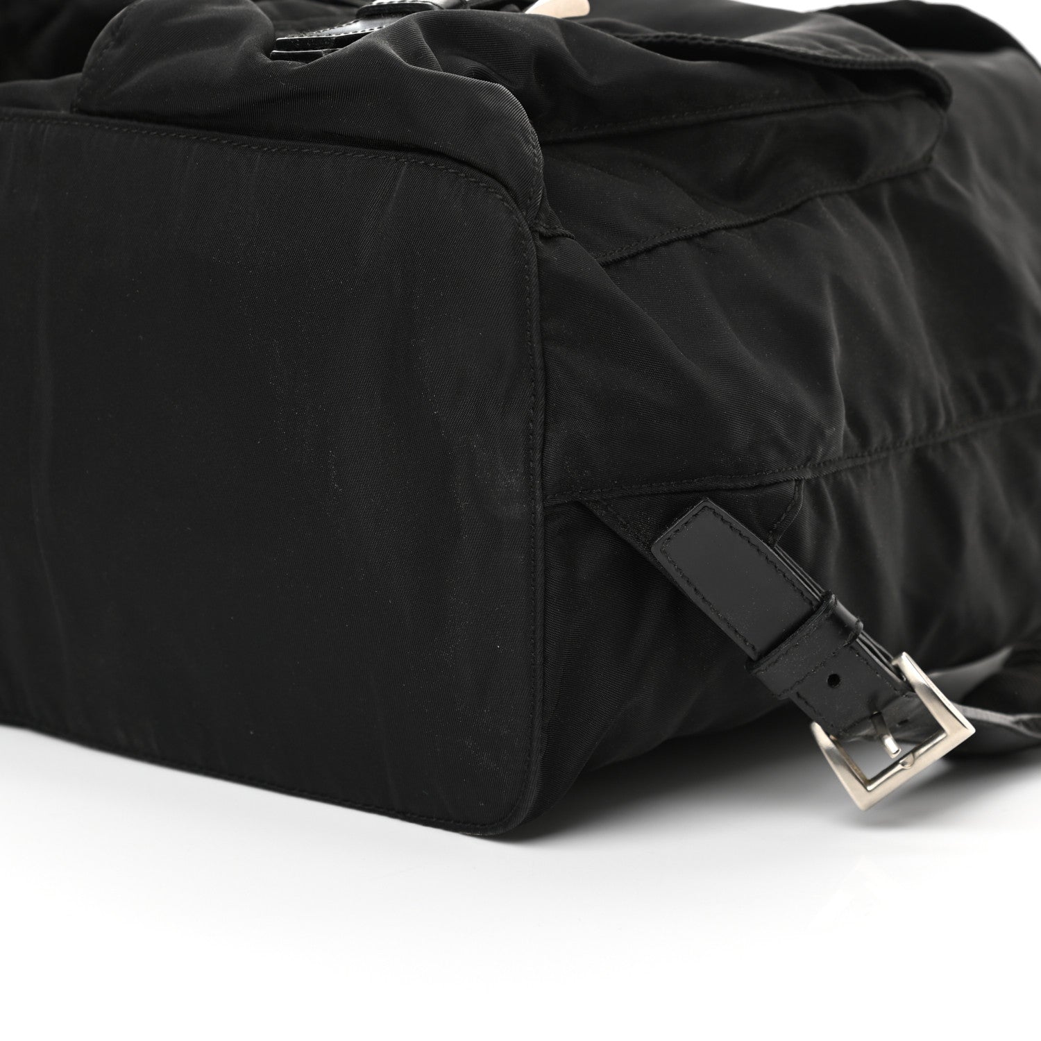Prada Nylon Vela Medium Backpack Black 9 of 11