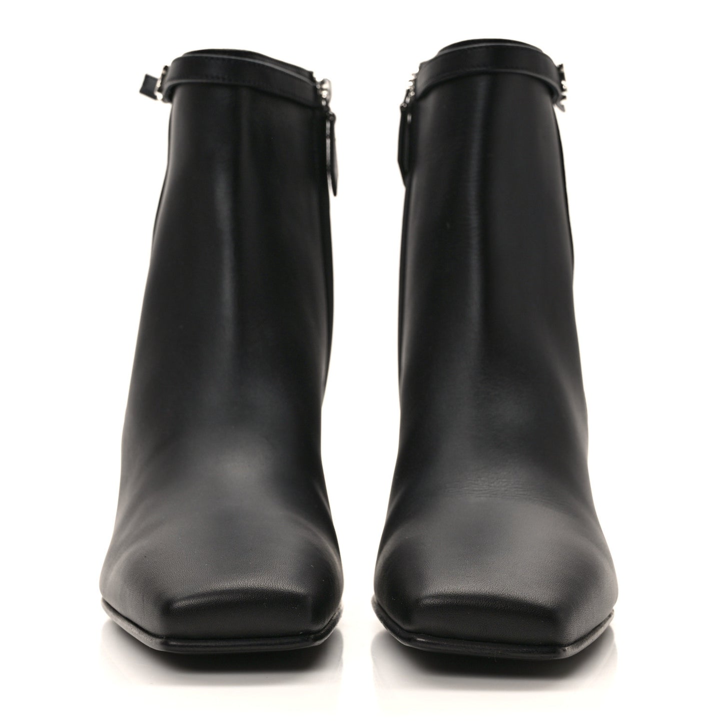 Calfskin Hommage Ankle Boots 37 Black