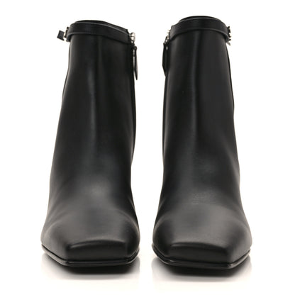 Hermes Calfskin Hommage Ankle Boots 37 Black 2 of 8