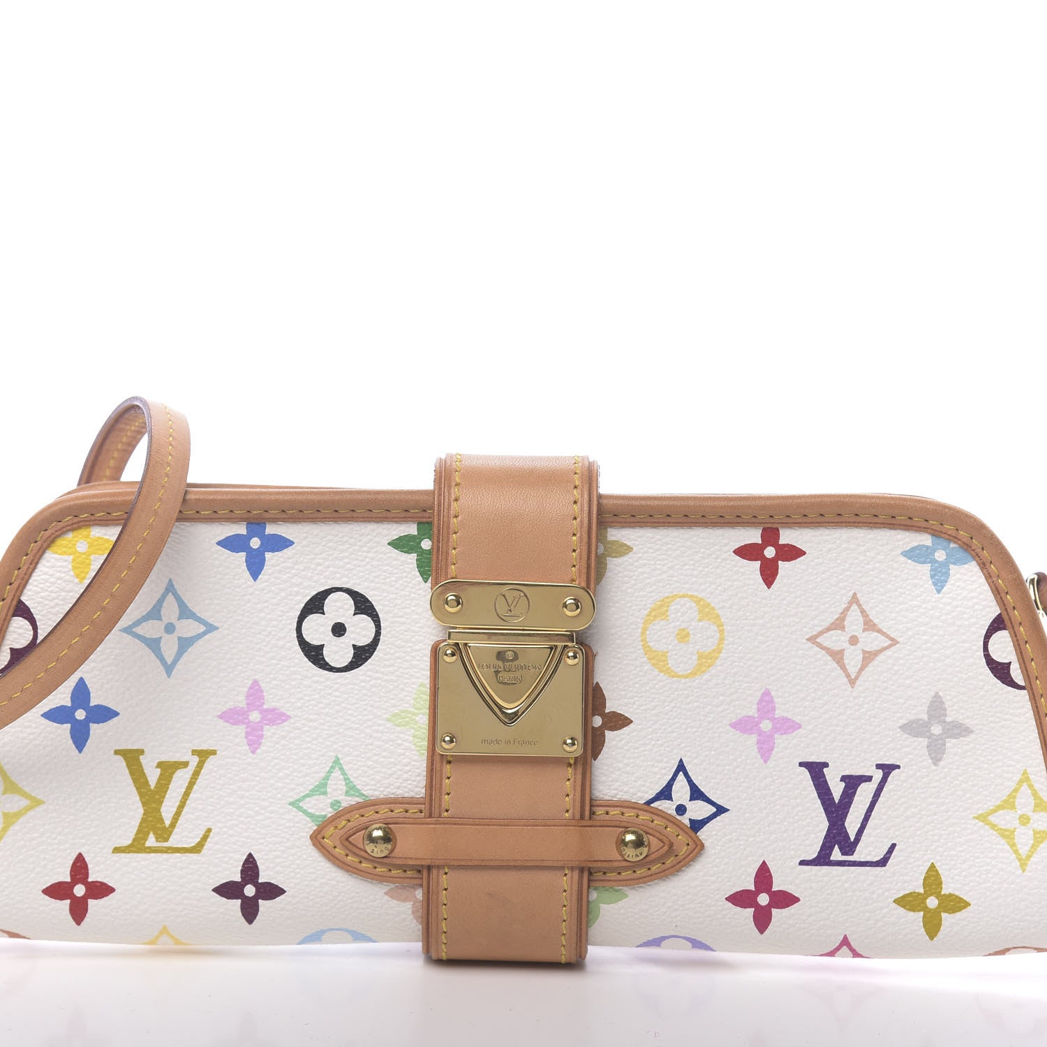 Louis Vuitton Monogram Multicolor Shirley White 10 of 10