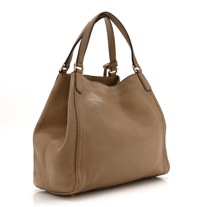 Gucci Pebbled Calfskin Medium Soho Shoulder Bag Camelia 3 of 11