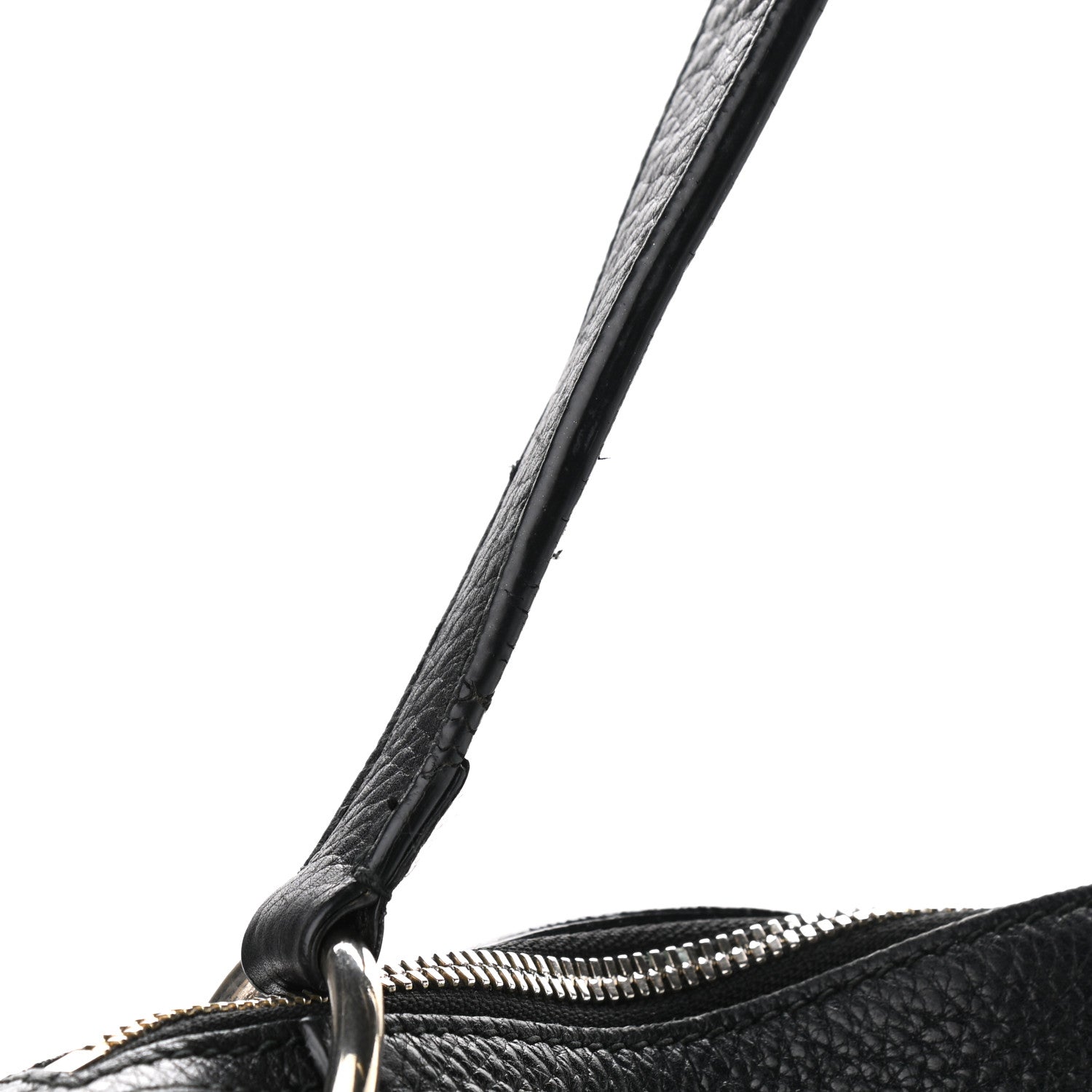 Gucci Pebbled Calfskin Large Soho Hobo Black 15 of 22
