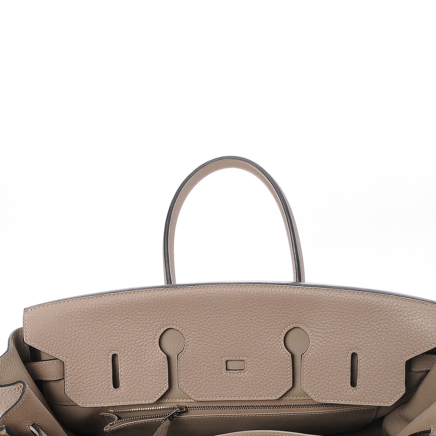 Taurillon Clemence Birkin 35 Gris Tourterelle