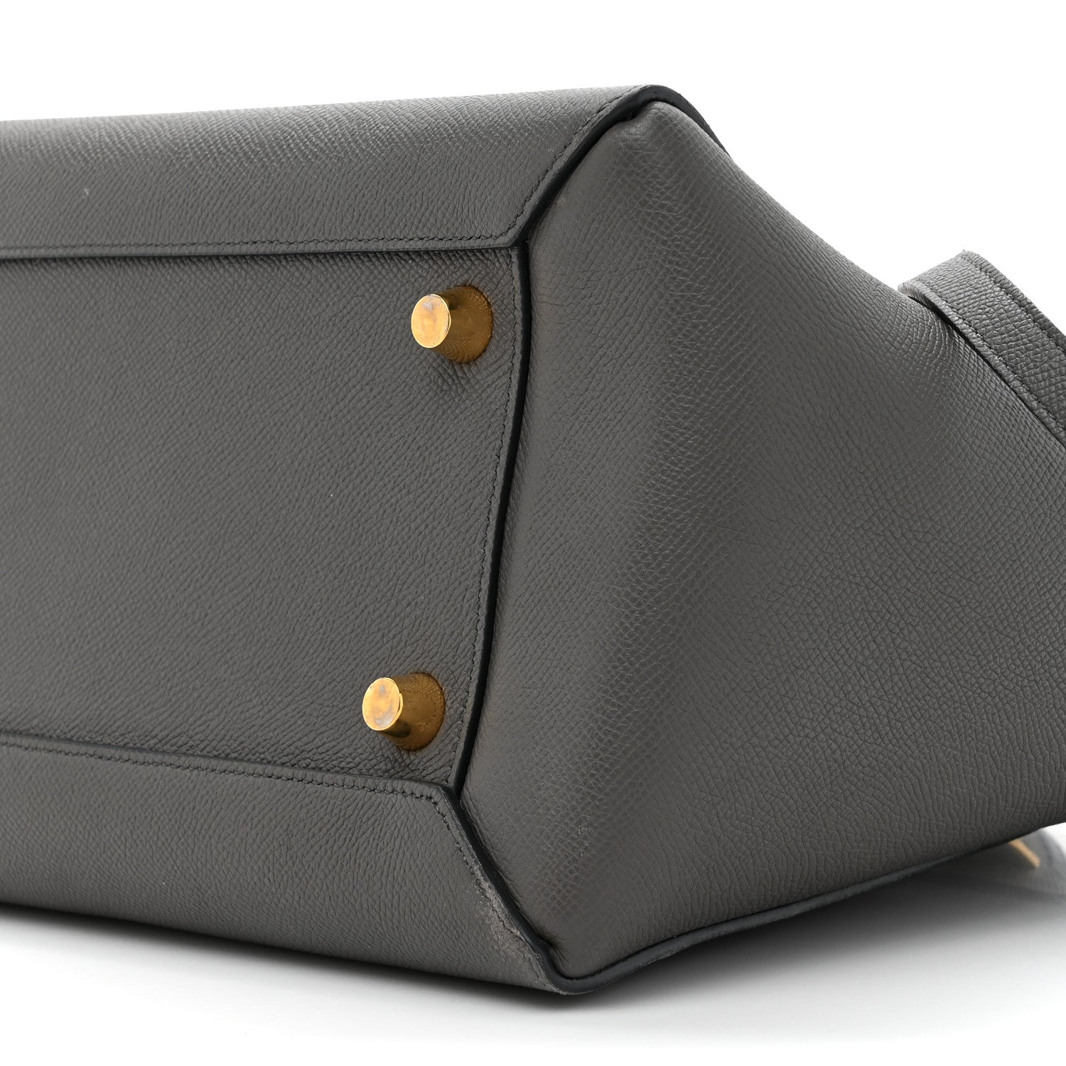 Celine Grained Calfskin Mini Belt Bag Grey 9 of 14