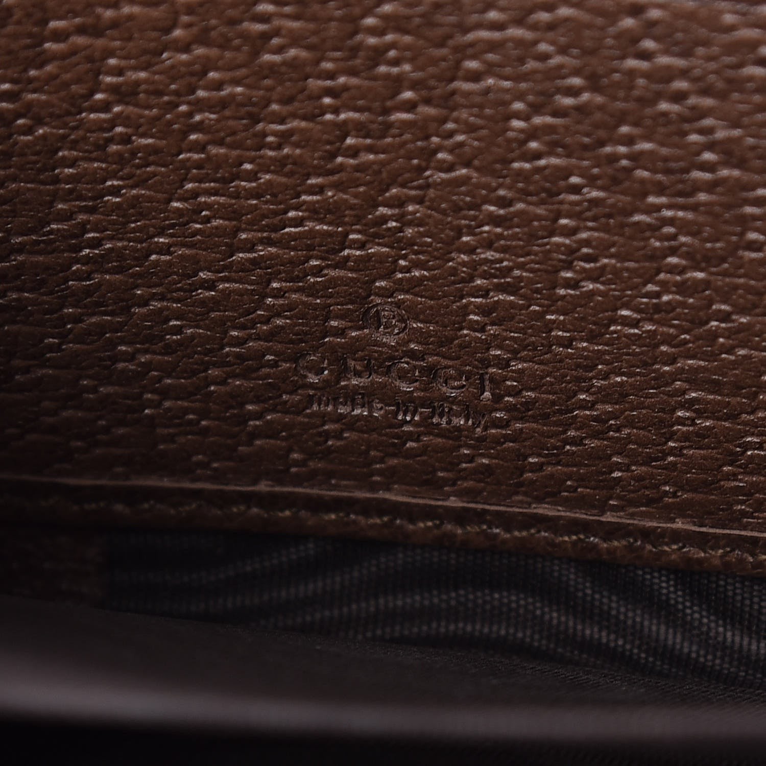 Gucci GG Supreme Monogram Web Ophidia Zip Around Wallet Brown 6 of 6