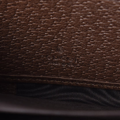 Gucci GG Supreme Monogram Web Ophidia Zip Around Wallet Brown 6 of 6
