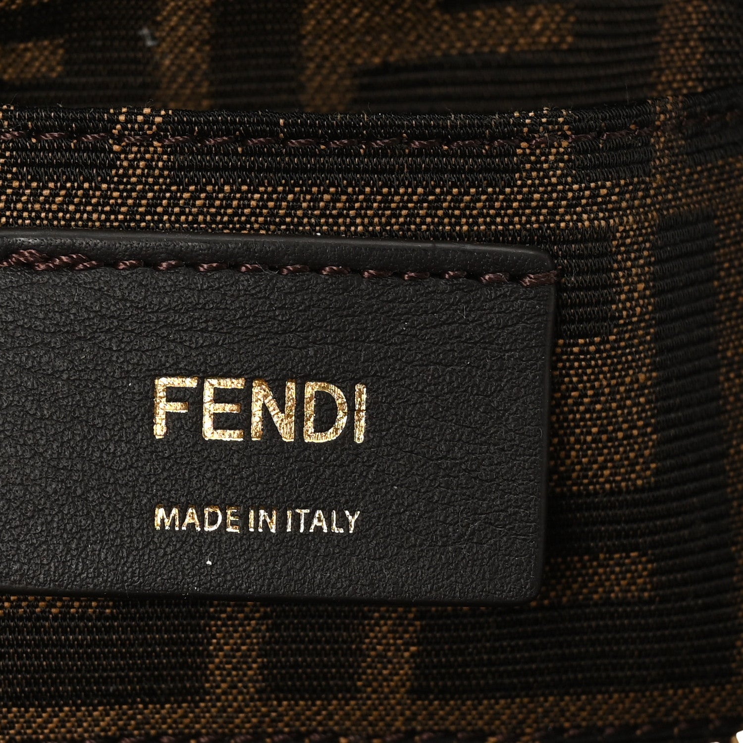 Fendi Canvas Vitello FF Multicolor Embroidered Mini By The Way Top