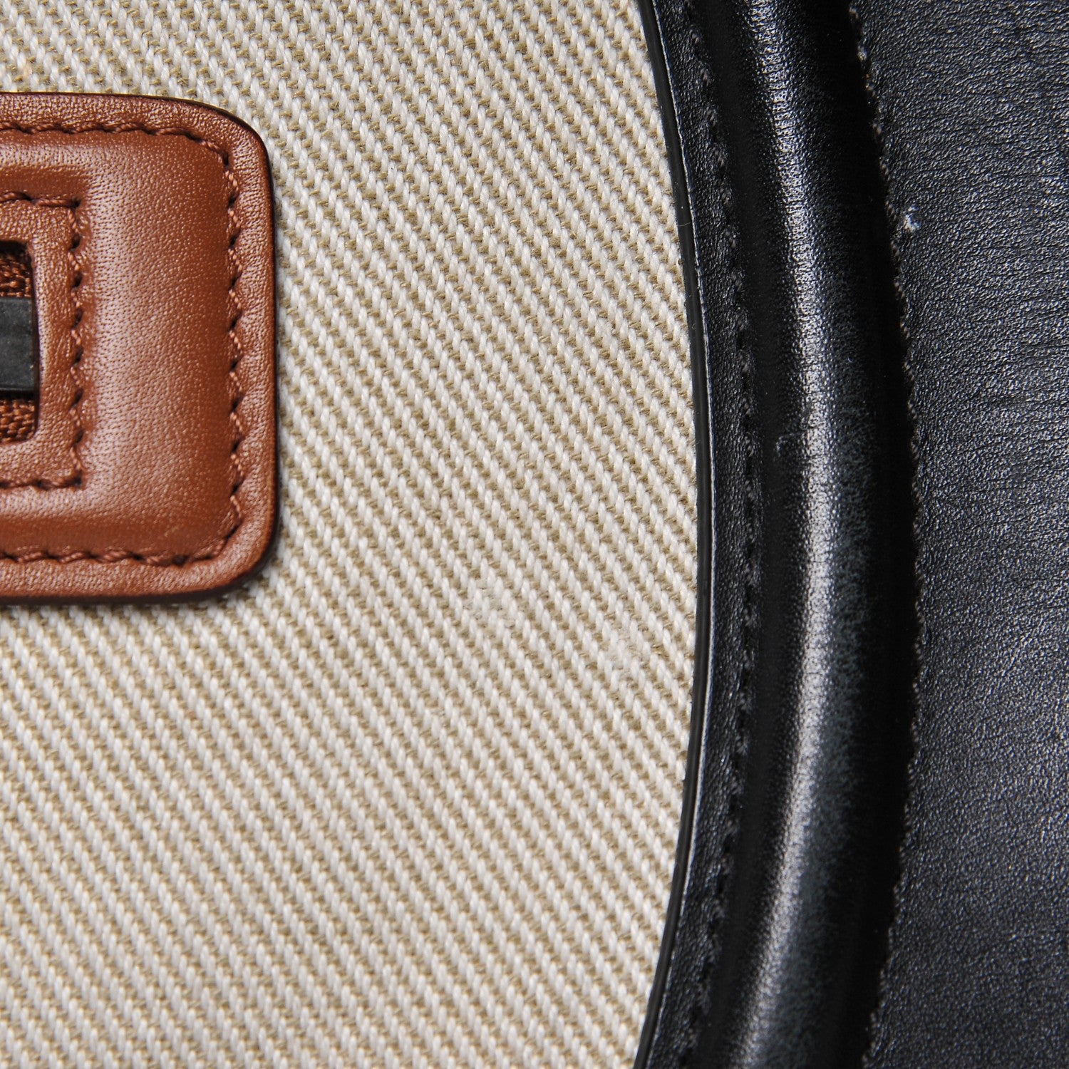 Celine Calfskin Canvas Mini Tri-Color Luggage Tan 10 of 14