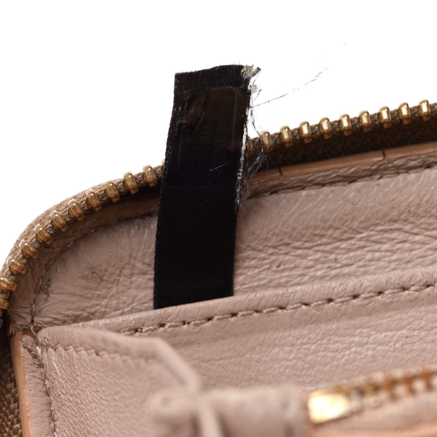 Grained Lambskin Drew Long Wallet with Flap Nut