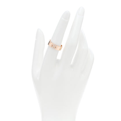 Hermes 18K Rose Gold Diamond PM H D'Ancre Ring 55 7.25 2 of 5