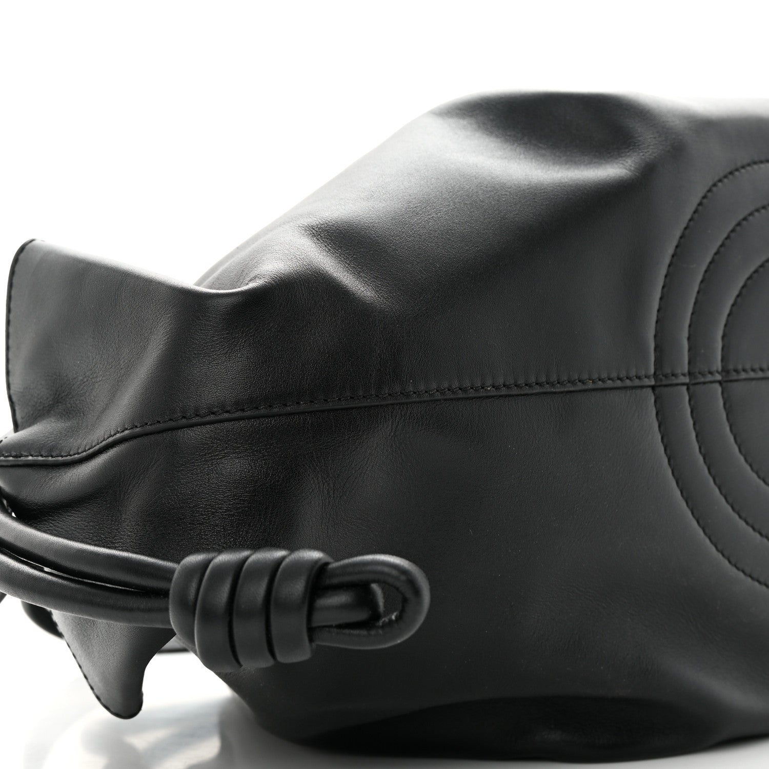 Loewe Shiny Nappa Calfskin Paseo Bag Black 9 of 19