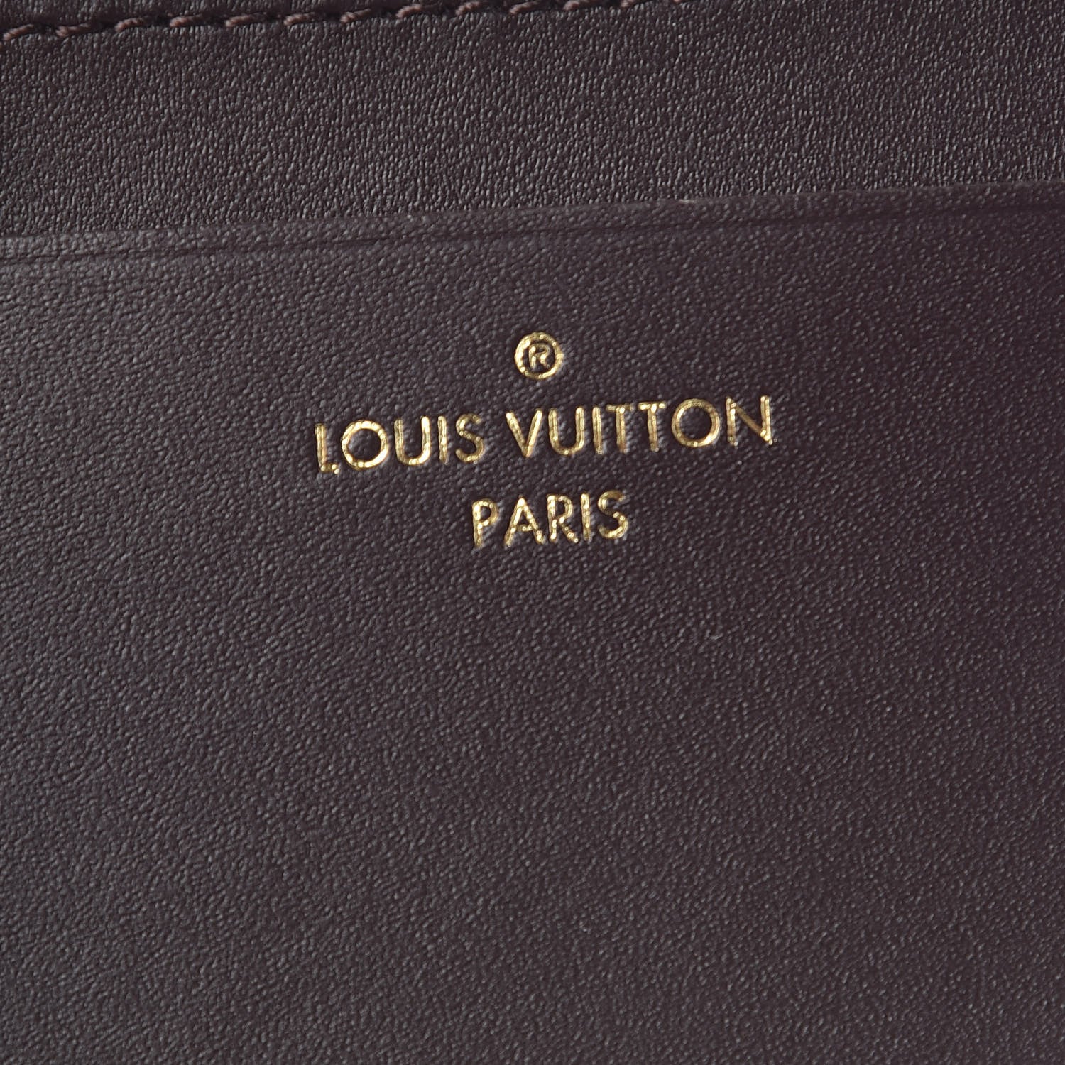Louis Vuitton Calfskin Jeanne Wallet Card Holder Insert Amarante 6 of 6