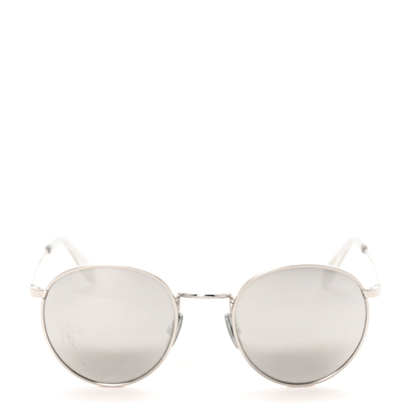 Metal Round Sunglasses CL40100U Silver