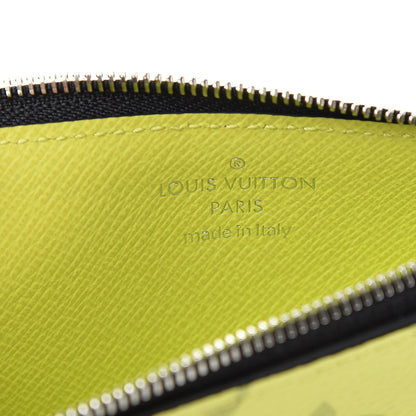 Louis Vuitton Monogram Taiga Coin Card Holder Yellow 6 of 8