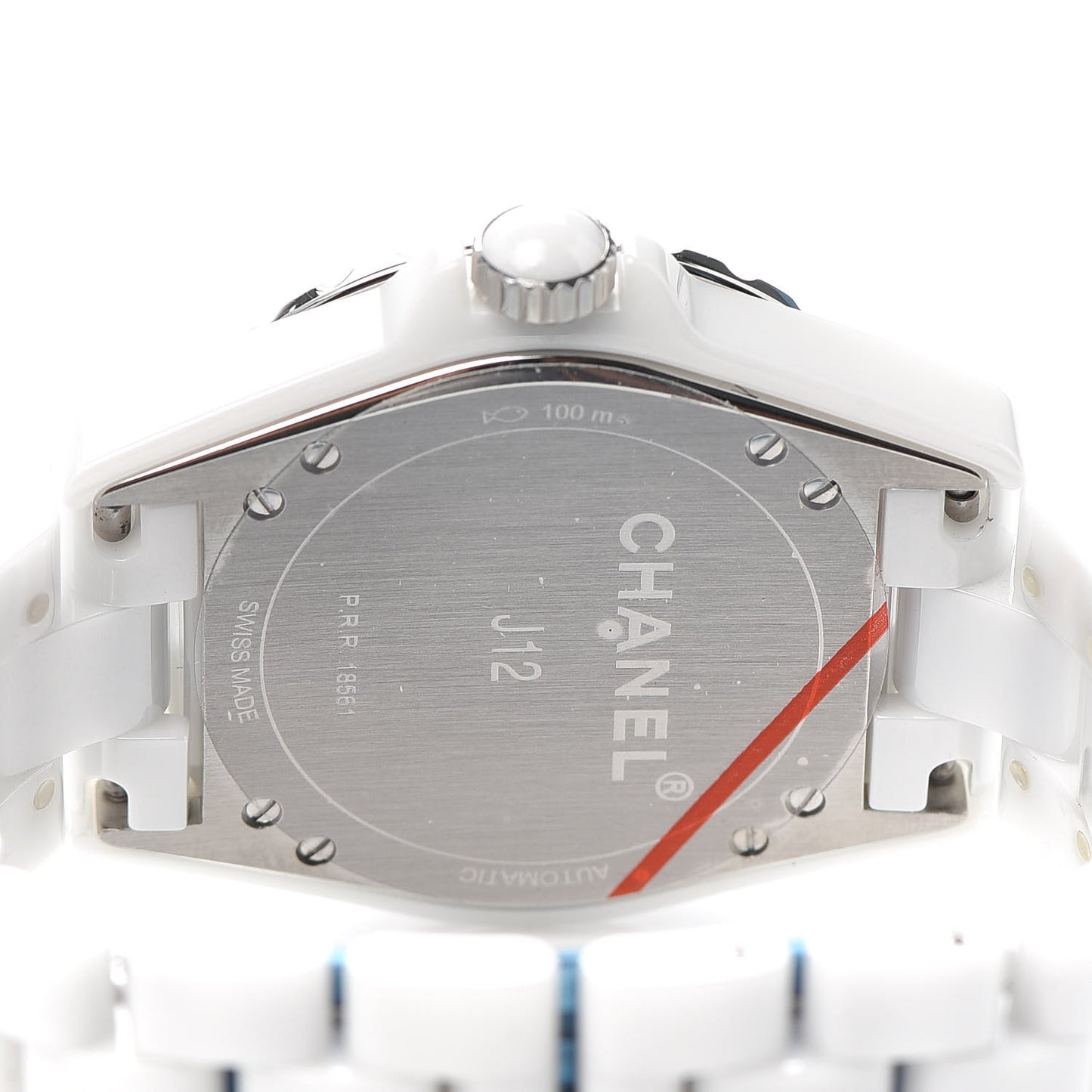 Stainless Steel Ceramic 38mm J12 Chrono Automatic Watch White