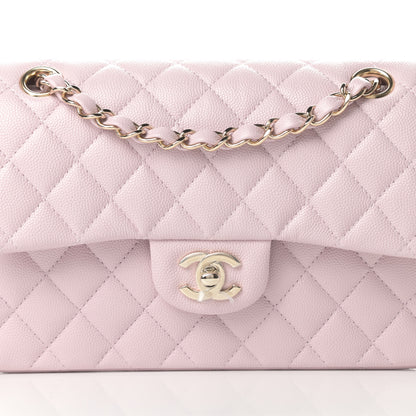 Chanel Caviar Quilted Small Double Flap Light Pink 8 of 11