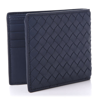 Bottega Veneta Nappa Intrecciato Bi-Fold Wallet Denim 3 of 8