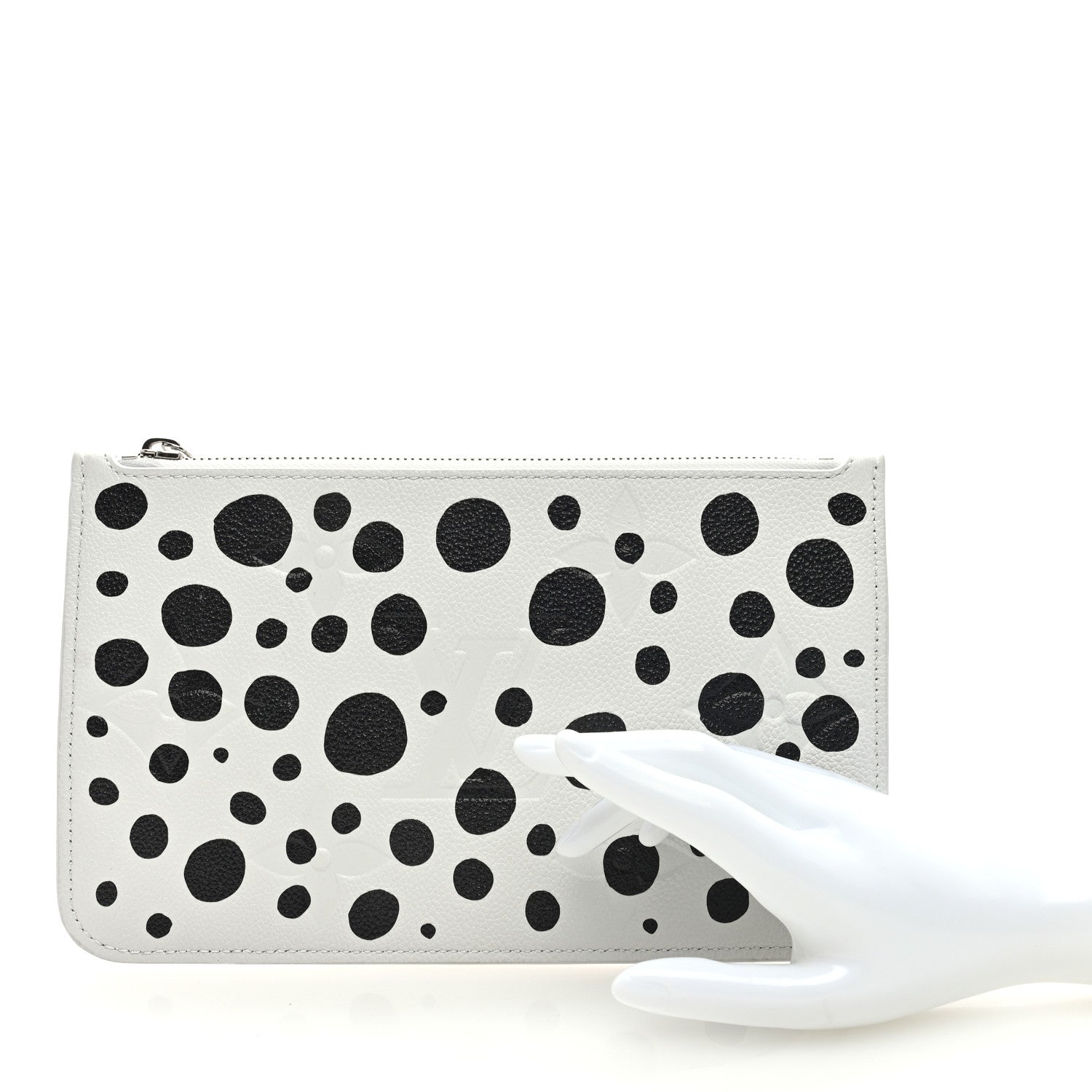 Louis Vuitton LV X YK Empreinte Neverfull MM GM Pochette Black White 2 of 6