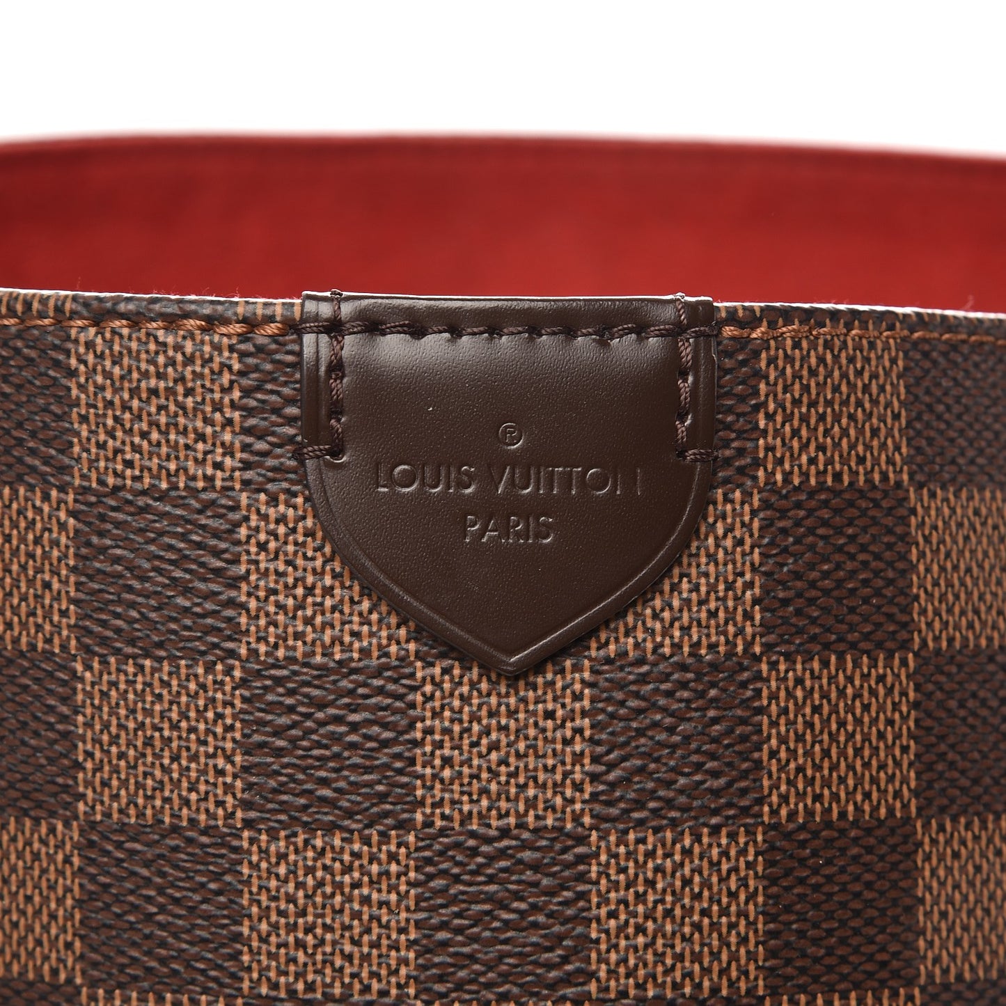 Damier Ebene Caissa Hobo Cherry