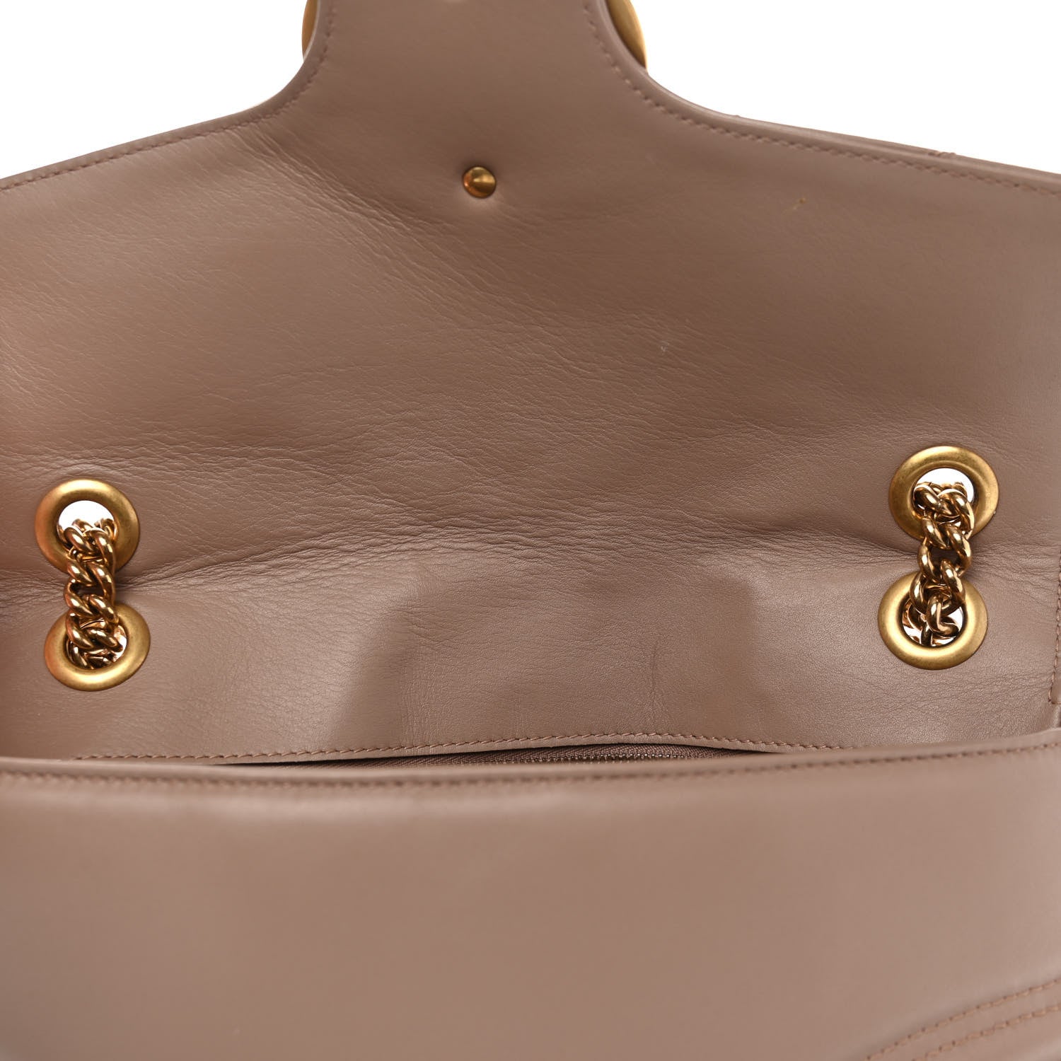 Gucci Calfskin Matelasse Medium GG Marmont Shoulder Bag Porcelain Rose 14 of 14