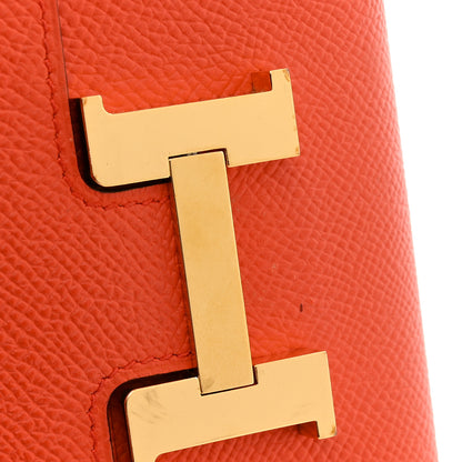 Hermes Epsom Constance Short Wallet Feu 8 of 10