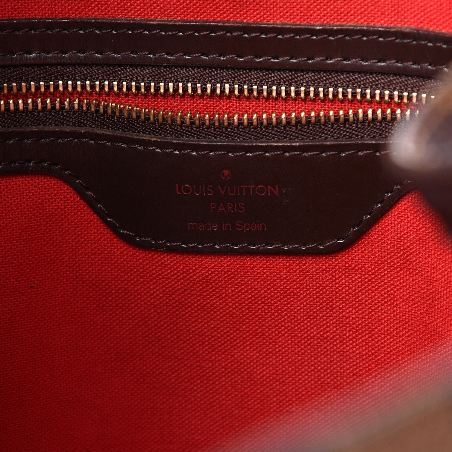 Louis Vuitton Damier Ebene Cabas Rivington 5 of 14