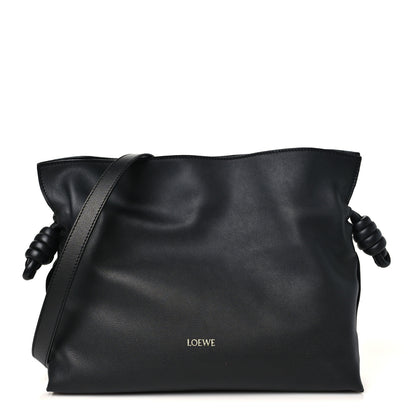 Loewe Nappa Medium Flamenco Knot Bag Black 1 of 10