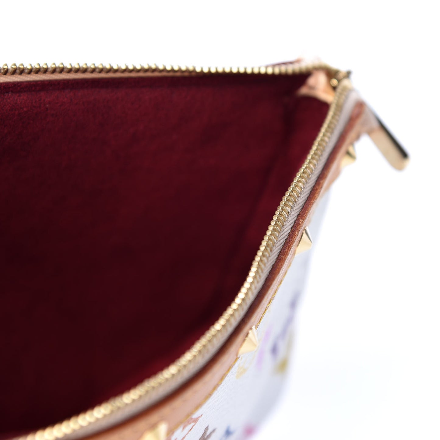 Monogram Multicolor Pochette Accessories White